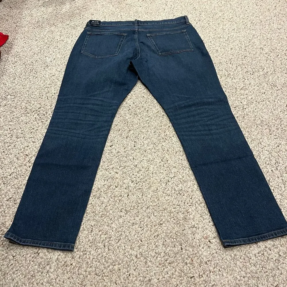 NEW J Crew Athletic Slim Fit Jeans Signature Flex 36x32 Denim Normcore Casual